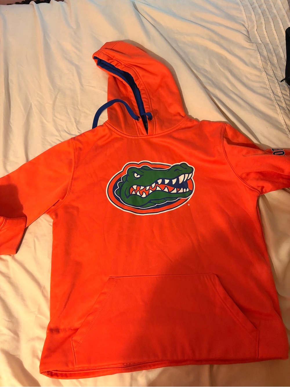 Colosseum Orange and Blue Men's Hoodie